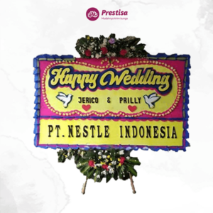 Karangan Bunga Papan - Wedding-Medan -152