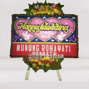 Karangan Bunga Papan - Wedding-Medan -155