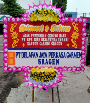 Karangan Bunga Papan Congratulation - Sragen - 3