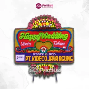 Karangan Bunga Papan – Wedding – Padang – 2