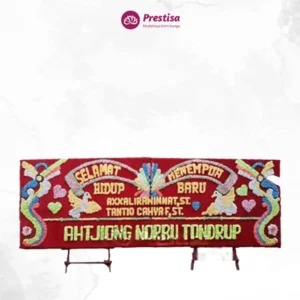 KARANGAN BUNGA PAPAN – WEDDING-MEDAN -1