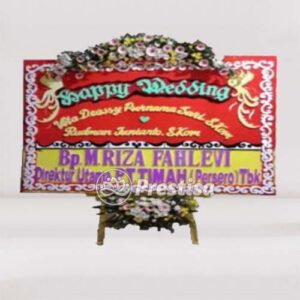 Karangan Bunga Papan - Wedding - Lampung - 854