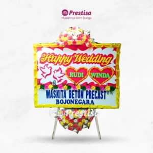 Karangan Bunga Papan Wedding - Salatiga - 4