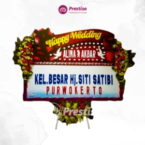 KARANGAN BUNGA PAPAN  WEDDING – TEMANGGUNG – 4