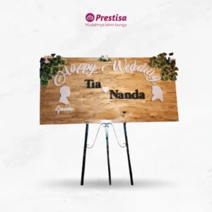 KARANGAN BUNGA PAPAN KAYU – TEGAL – 2