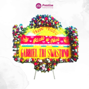 Karangan Bunga Papan Wedding - Jember - 3