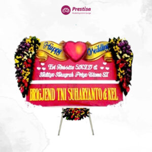 Karangan Bunga Papan Wedding - Malang - 4