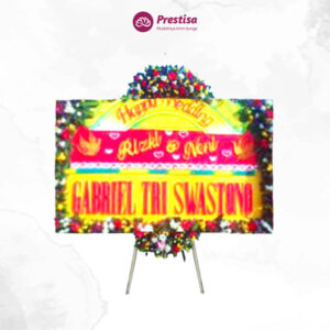 Karangan Bunga Papan Wedding - Malang - 2