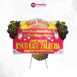 KARANGAN BUNGA PAPAN WEDDING - MADIUN 2