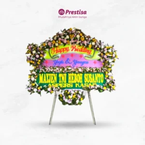 KARANGAN BUNGA PAPAN WEDDING - MADIUN 3