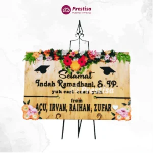 KARANGAN BUNGA PAPAN KAYU – TEGAL – 4