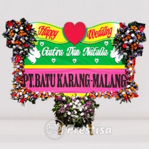 KARANGAN BUNGA PAPAN WEDDING – JEMBER – 2