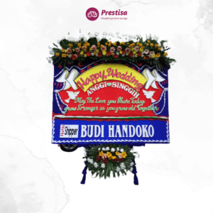 Karangan Bunga Papan - Wedding - Lampung - 845
