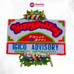 Karangan Bunga Papan Wedding-Batam-749