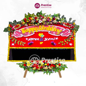 Karangan Bunga Papan Wedding-Batam-750