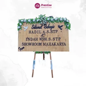 KARANGAN BUNGA PAPAN KAYU – BATAM – 5