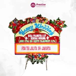 Karangan Bunga Papan Wedding - Single - Tanjung Pinang - 19