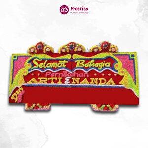 Karangan Bunga Papan - Padang - Wedding - 307