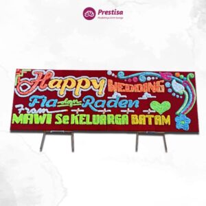 KARANGAN BUNGA PAPAN WEDDING - JAMBI - 3