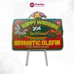 Karangan Bunga Papan - Padang - Wedding - 309