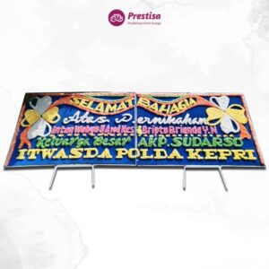 Karangan Bunga Papan Wedding-Batam-742