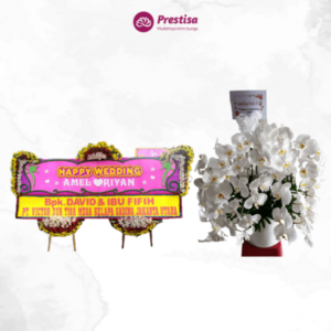 Karangan Bunga Papan Wedding & Bunga Meja - Indonesia - 1