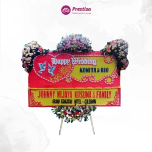 KARANGAN BUNGA PAPAN WEDDING – SEMARANG – 5