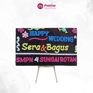 Karangan Bunga Papan Wedding - Sumatra Selatan - 3