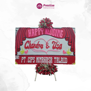 Karangan Bunga Papan Wedding - Sumatra Selatan - 4