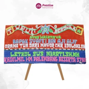 Karangan Bunga Papan Dukacita - Double - Dumai - Duka Cita - 02