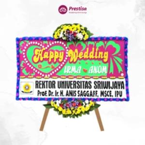 Karangan Bunga Papan Wedding – Pangkal Pinang – 2