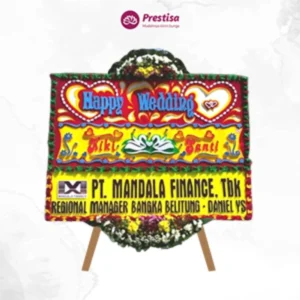 Karangan Bunga Papan Wedding – Pangkal Pinang – 4