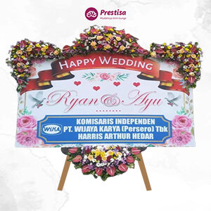 Karangan Bunga Papan Wedding - Bali - 3