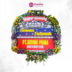 KARANGAN BUNGA PAPAN WEDDING - KLATEN - 02