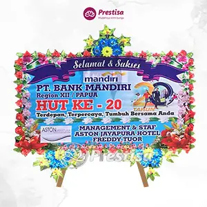 KARANGAN BUNGA PAPAN – CONGRATULATION – GORONTALO – 3