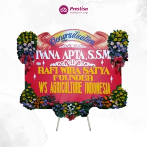 KARANGAN BUNGA PAPAN CONGRATULATION – NGANJUK – 2