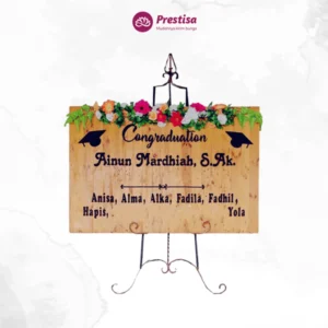 KARANGAN BUNGA – BUNGA PAPAN KAYU – ambon 2