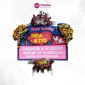 KARANGAN BUNGA PAPAN  WEDDING – TEMANGGUNG – 3