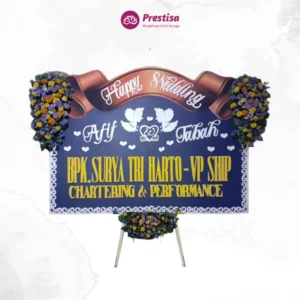 Karangan Bunga Papan Wedding – Nganjuk – 2