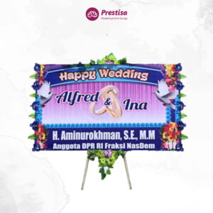 Karangan Bunga - Bunga Papan - Wedding - Jayapura - 3
