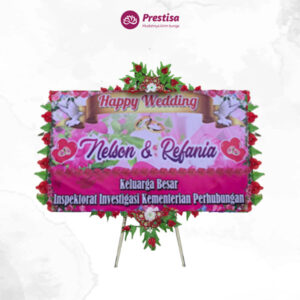 Karangan Bunga - Bunga Papan - Wedding - Jayapura - 2