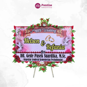 Karangan Bunga - Bunga Papan - Wedding - Papua - 1