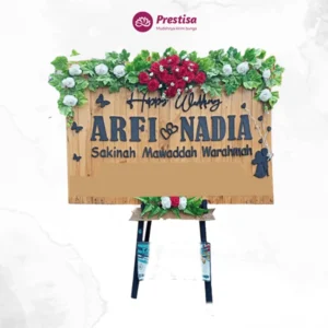 KARANGAN BUNGA – BUNGA PAPAN KAYU – KUPANG – 2