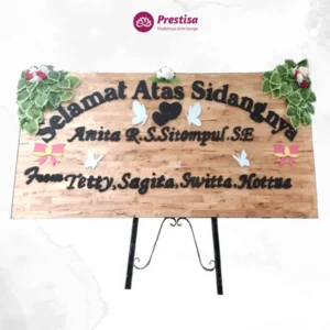 Karangan Bunga - Bunga Papan Kayu - Lombok - 5