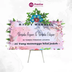 Karangan Bunga - Bunga Papan - Wedding - Papua - 2