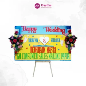 Karangan Bunga - Bunga Papan - Wedding - ambon- 3