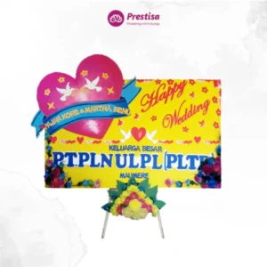 KARANGAN BUNGA PAPAN WEDDING – KUPANG – 4