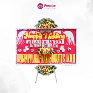 KARANGAN BUNGA PAPAN WEDDING - CIREBON - 1