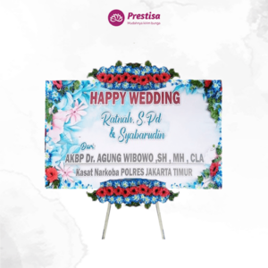 Karangan Bunga Papan Wedding - Bima - 1