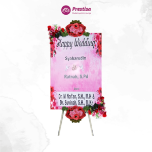 Karangan Bunga Papan Wedding - Bima - 5